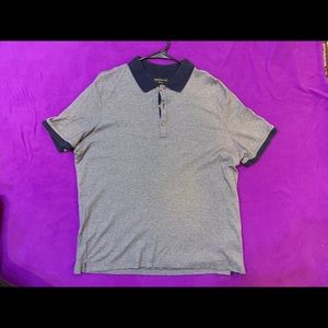 Banana republic men’s blue striped polo